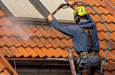 Démoussage et hydrofuge de toiture à Ranville